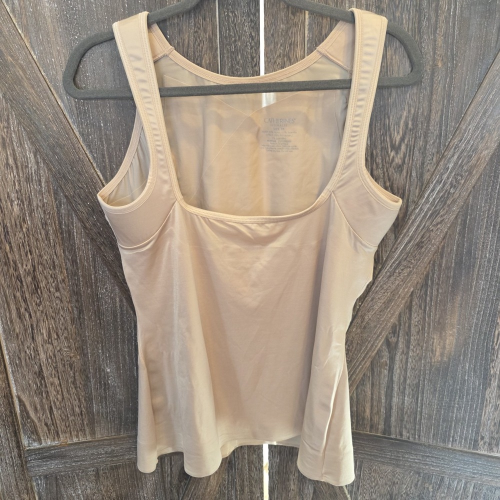Catherines Initimates‎ Torsette Women's Size 48 Nude Firm Control Shapewear
